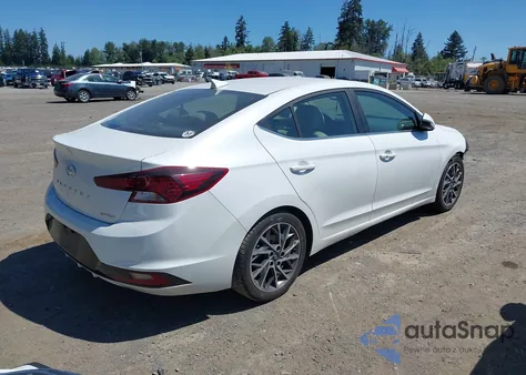2020 Hyundai Elantra Limited из США, поврежденный, VIN 5NPD84LF2LH549465